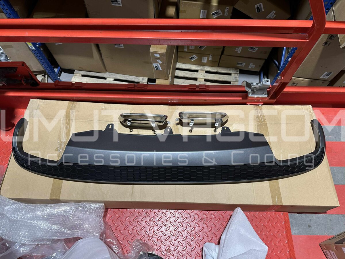 Audi A6 4G 2012-2015 Makyajlı Dizayn Difüzör + Egzoz Ucu - Görsel 4
